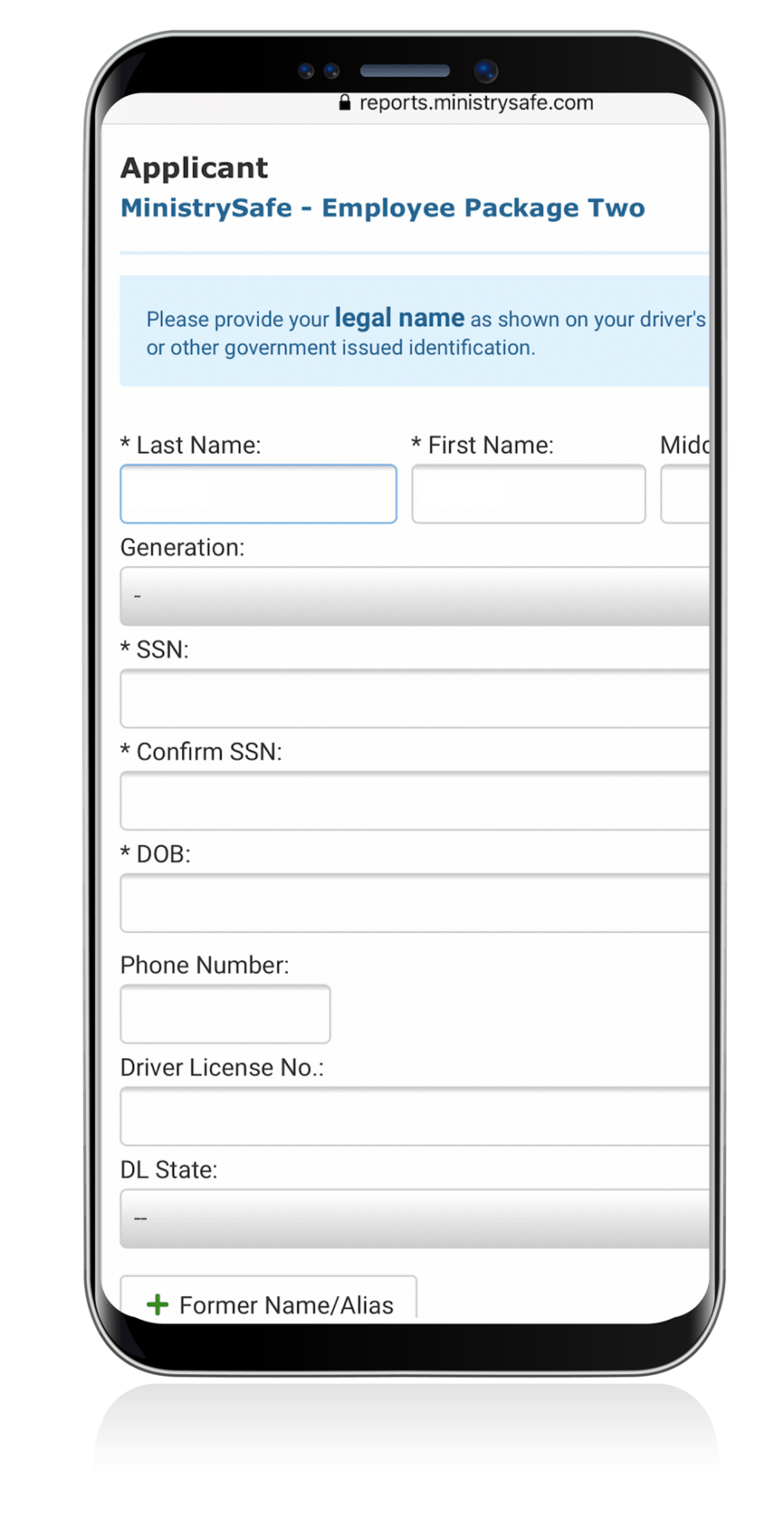 Background Check – MinistrySafe