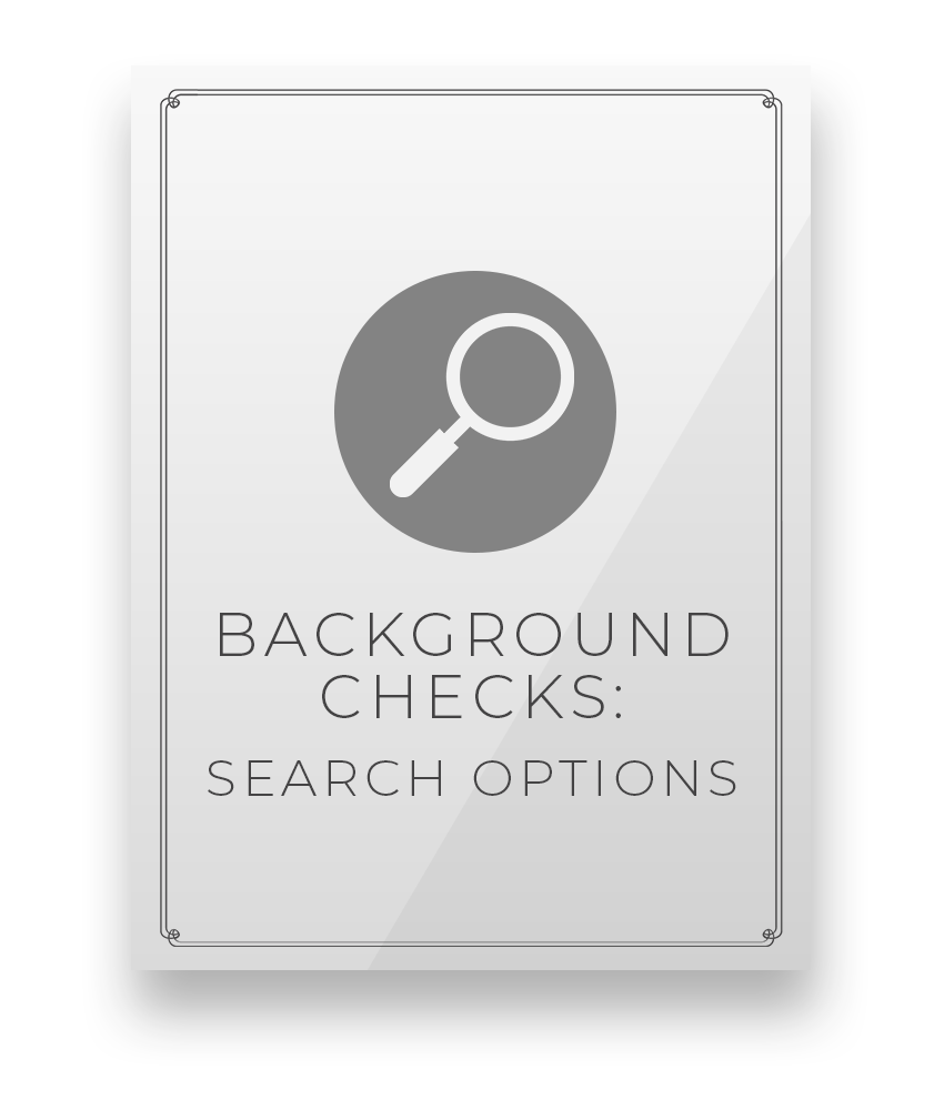MS - Background Checks Search Options BUTTON