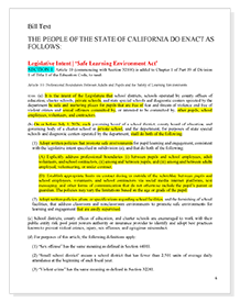 Highlighted Legislation