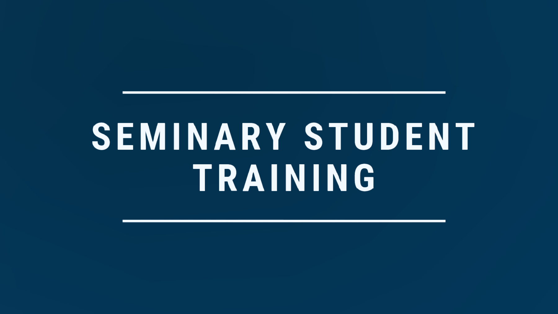 MinistrySafe Who We Are Seminary Student Training